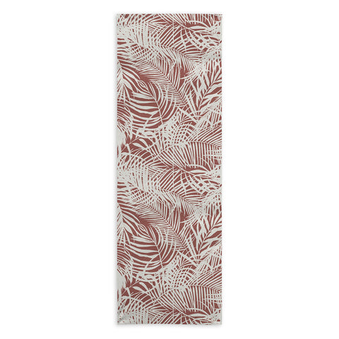 Marta Barragan Camarasa Palm leaf monochrome WPM Yoga Towel