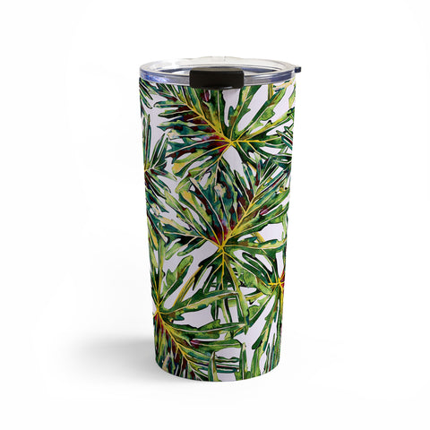 Marta Barragan Camarasa Palm leaves paradise Travel Mug