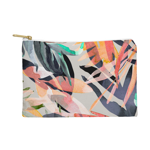 Marta Barragan Camarasa Palms leaf colorful paint 2PB Pouch