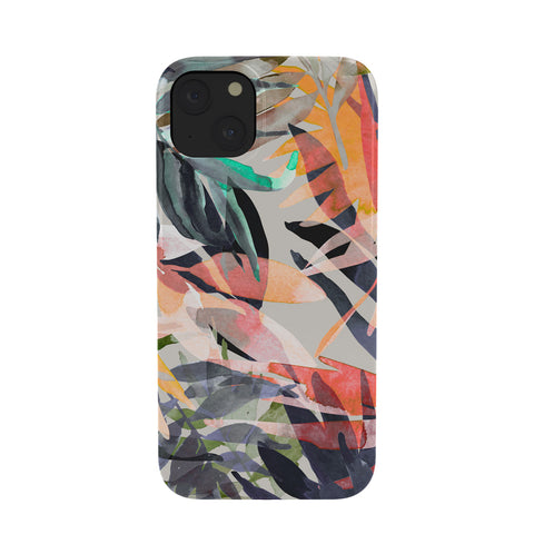 Marta Barragan Camarasa Palms leaf colorful paint 2PB Phone Case