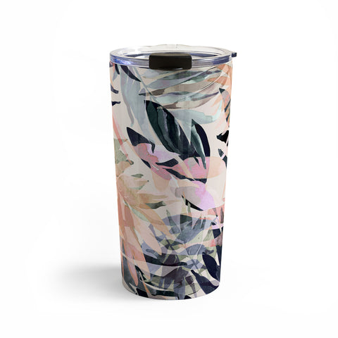 Marta Barragan Camarasa Palms leaf colorful paint PB Travel Mug