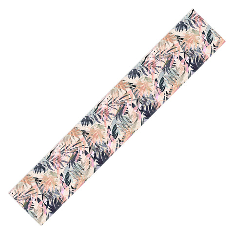 Marta Barragan Camarasa Palms leaf colorful paint PB Table Runner