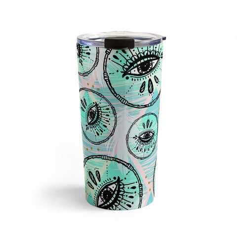 Marta Barragan Camarasa Pattern boho eyes II Travel Mug