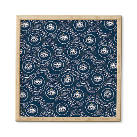 Marta Barragan Camarasa Pattern boho eyes III Framed Wall Art