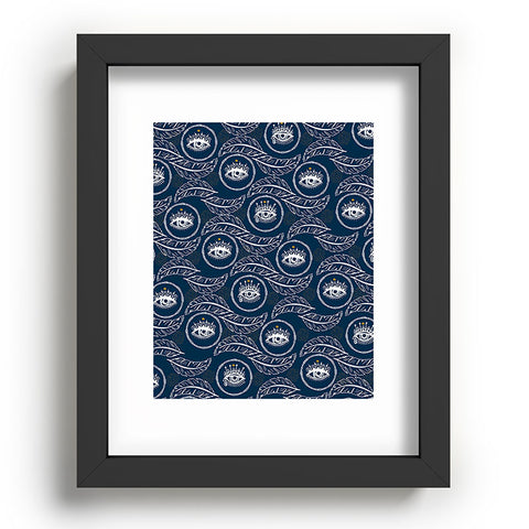 Marta Barragan Camarasa Pattern boho eyes III Recessed Framing Rectangle