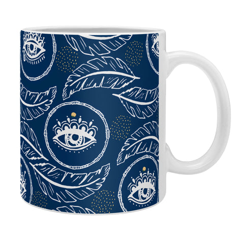 Marta Barragan Camarasa Pattern boho eyes III Coffee Mug