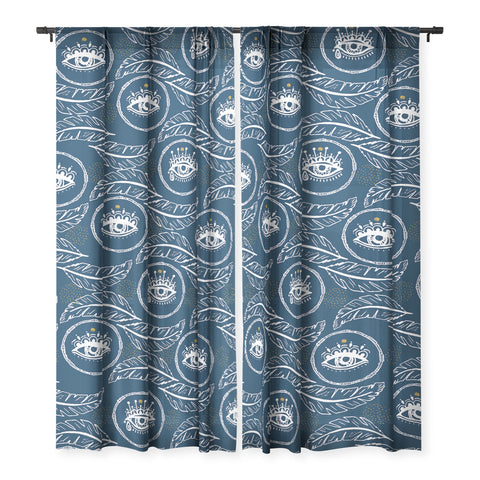 Marta Barragan Camarasa Pattern boho eyes III Sheer Non Repeat