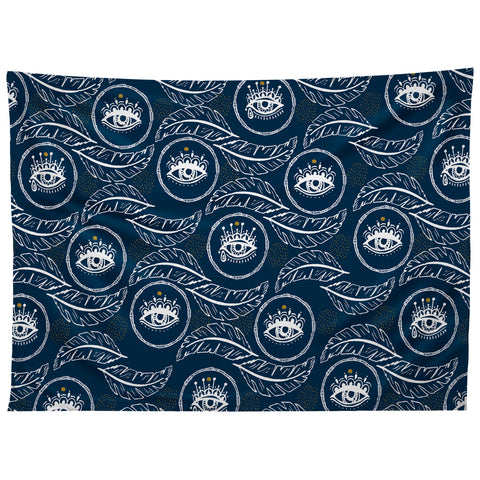 Marta Barragan Camarasa Pattern boho eyes III Tapestry