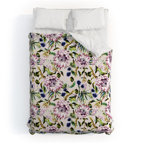 Marta Barragan Camarasa Pattern floral boho Duvet Cover