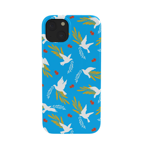 Marta Barragan Camarasa Peace doves in flight A Phone Case