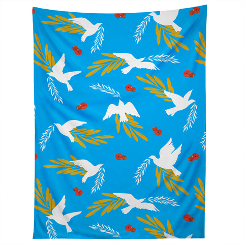 Marta Barragan Camarasa Peace doves in flight A Tapestry