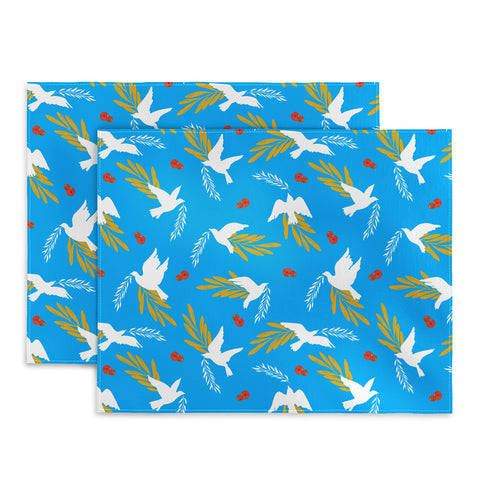 Marta Barragan Camarasa Peace doves in flight A Placemat