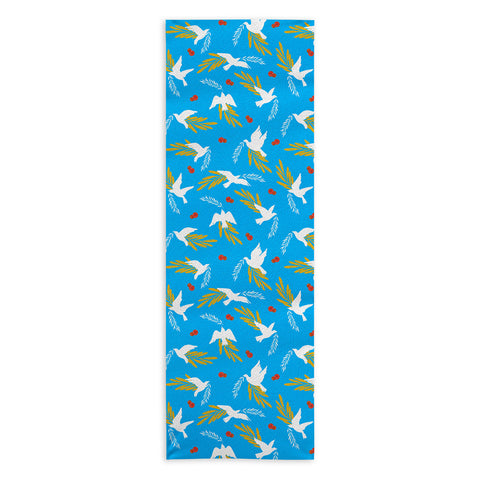 Marta Barragan Camarasa Peace doves in flight A Yoga Towel