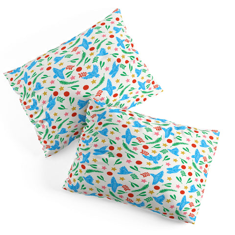 Marta Barragan Camarasa Peace doves in flight B Pillow Shams