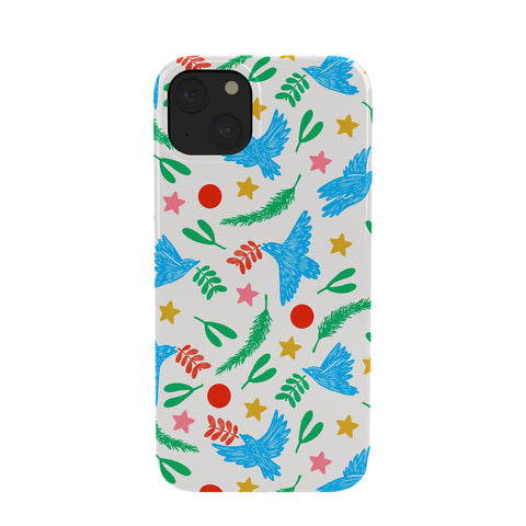 Marta Barragan Camarasa Peace doves in flight B Phone Case