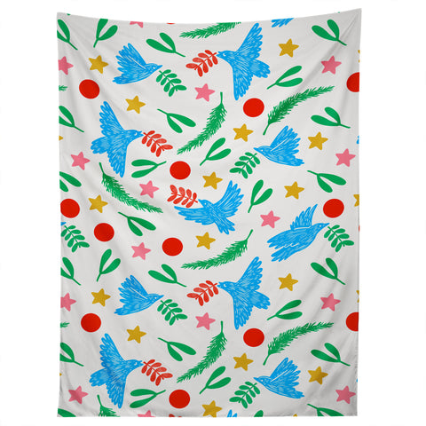 Marta Barragan Camarasa Peace doves in flight B Tapestry