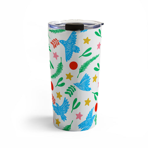 Marta Barragan Camarasa Peace doves in flight B Travel Mug