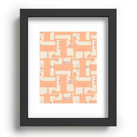 Marta Barragan Camarasa Playful geometric stripes PF Recessed Framing Rectangle
