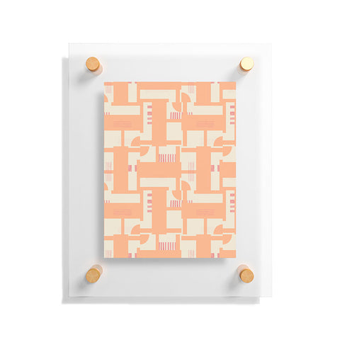 Marta Barragan Camarasa Playful geometric stripes PF Floating Acrylic Print