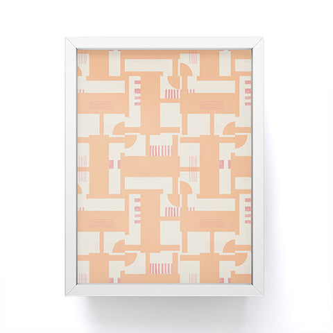 Marta Barragan Camarasa Playful geometric stripes PF Framed Mini Art Print