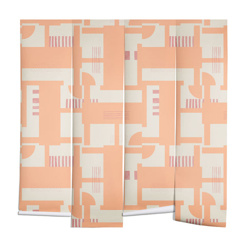 Marta Barragan Camarasa Playful geometric stripes PF Wall Mural