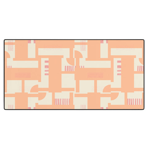 Marta Barragan Camarasa Playful geometric stripes PF Desk Mat