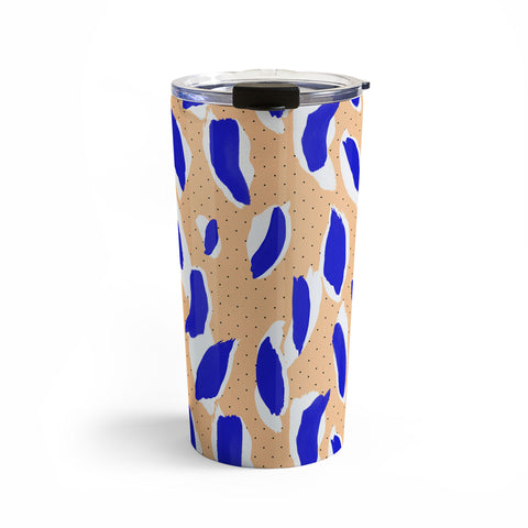 Marta Barragan Camarasa Rain brush strokes Travel Mug
