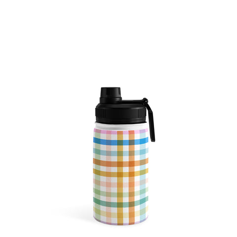 Marta Barragan Camarasa Rainbow Check Bliss Water Bottle