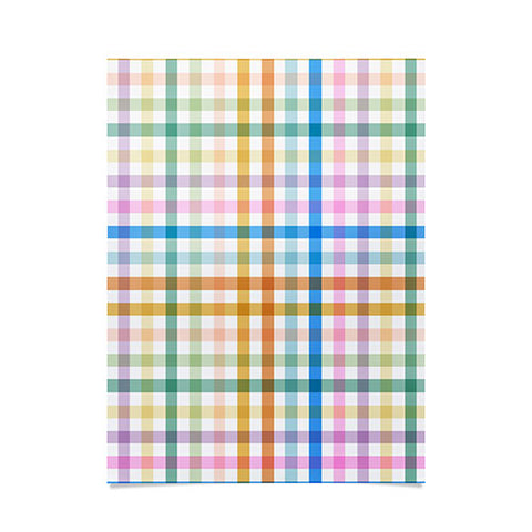 Marta Barragan Camarasa Rainbow Check Bliss Poster