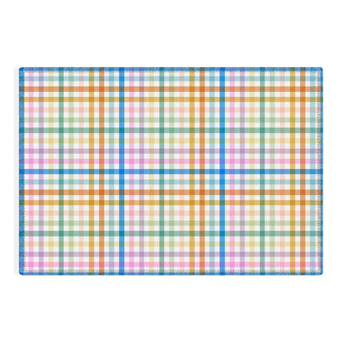 Marta Barragan Camarasa Rainbow Check Bliss Outdoor Rug
