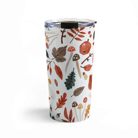 Marta Barragan Camarasa Reddish autumnal nature I Travel Mug