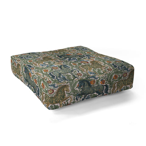 Marta Barragan Camarasa Renaissance Horse Garden Floor Pillow Square
