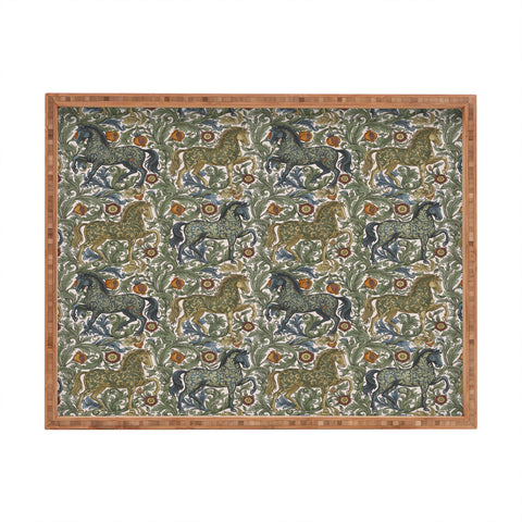 Marta Barragan Camarasa Renaissance Horse Garden Rectangular Tray