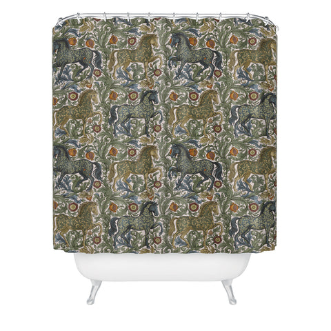 Marta Barragan Camarasa Renaissance Horse Garden Shower Curtain