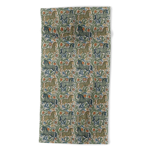 Marta Barragan Camarasa Renaissance Horse Garden Beach Towel
