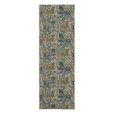 Marta Barragan Camarasa Renaissance Horse Garden Yoga Towel