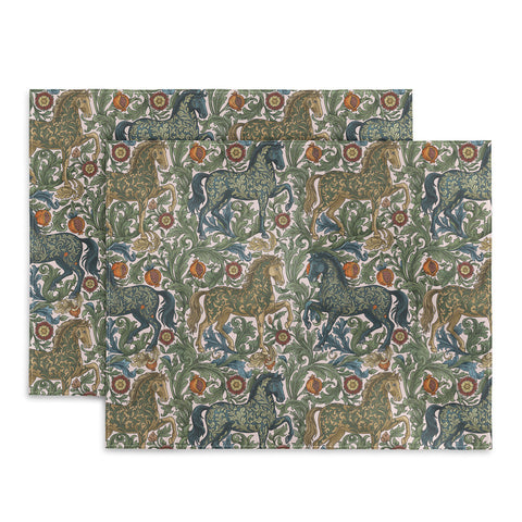 Marta Barragan Camarasa Renaissance Horse Garden Placemat