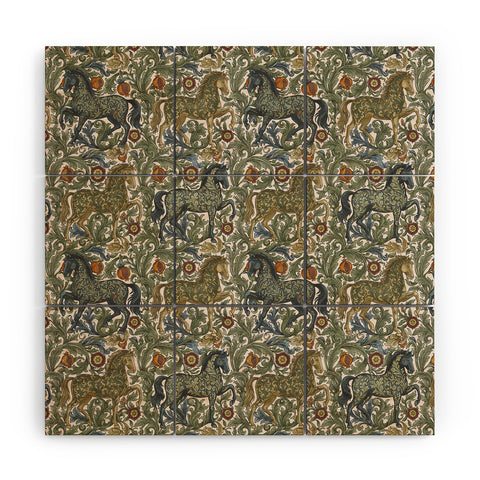 Marta Barragan Camarasa Renaissance Horse Garden Wood Wall Mural