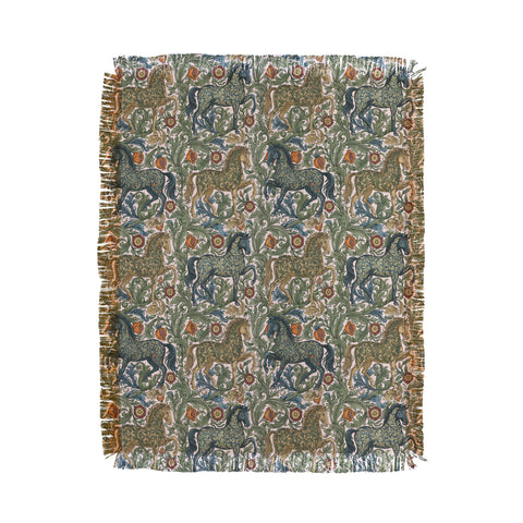 Marta Barragan Camarasa Renaissance Horse Garden Throw Blanket