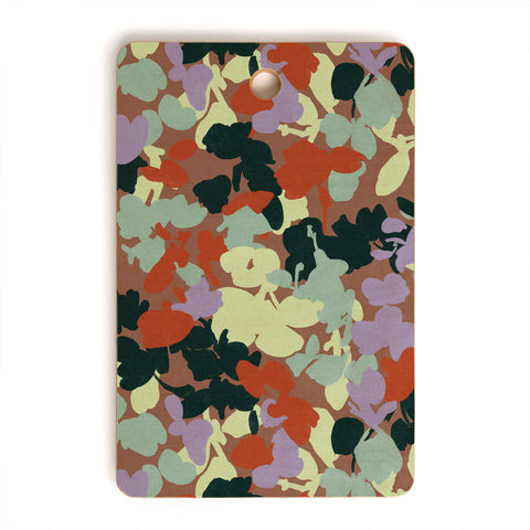 Marta Barragan Camarasa Retro Bloom Medley Cutting Board Rectangle