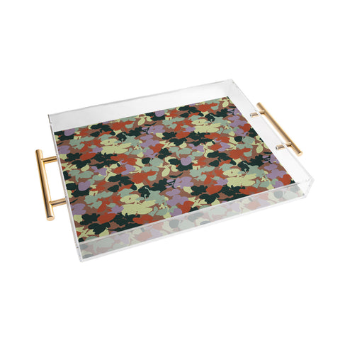 Marta Barragan Camarasa Retro Bloom Medley Acrylic Tray