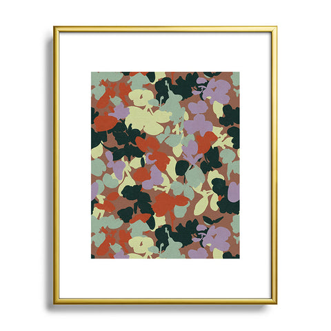 Marta Barragan Camarasa Retro Bloom Medley Metal Framed Art Print