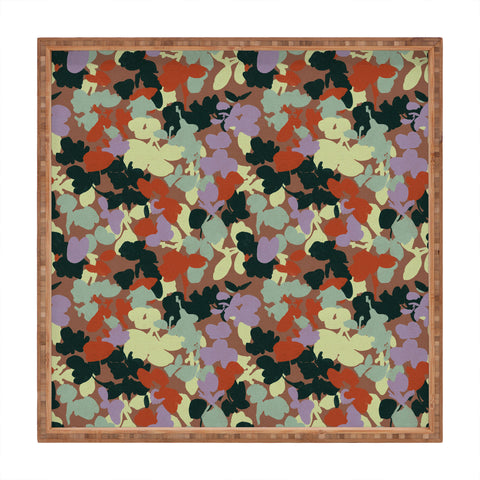 Marta Barragan Camarasa Retro Bloom Medley Square Tray