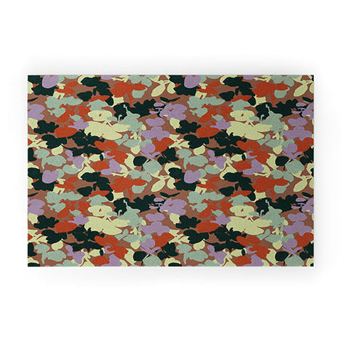 Marta Barragan Camarasa Retro Bloom Medley Welcome Mat