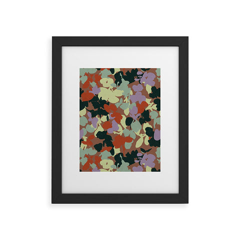 Marta Barragan Camarasa Retro Bloom Medley Framed Art Print