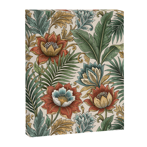 Marta Barragan Camarasa Retro Jungle Garden Art Canvas