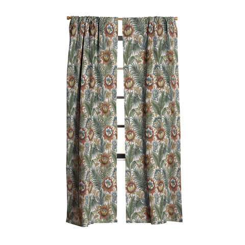 Marta Barragan Camarasa Retro Jungle Garden Blackout Window Curtain