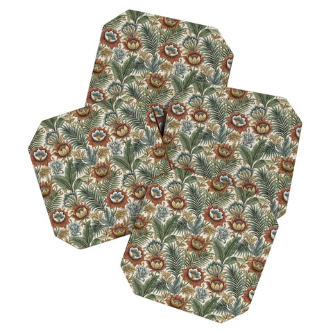 Marta Barragan Camarasa Retro Jungle Garden Coaster Set