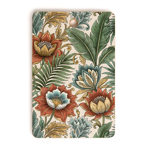Marta Barragan Camarasa Retro Jungle Garden Cutting Board Rectangle