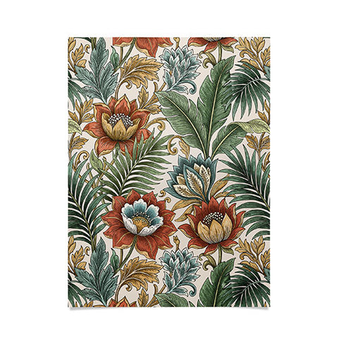 Marta Barragan Camarasa Retro Jungle Garden Poster